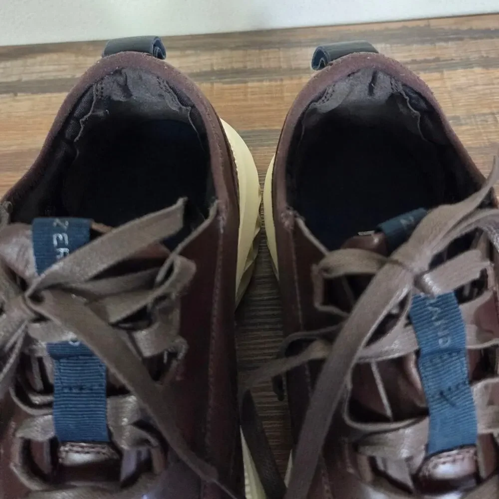 Cole Haan Men's Zerogrand Work from Anywhere Brown Leather Oxford Size 9.5